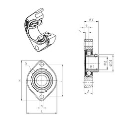 Bearing USFD207 SNR