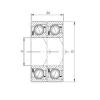 Bearing 7040 BDT ISO