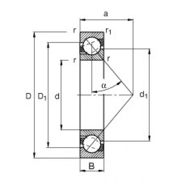 Bearing 71806-B-TVH FAG #1 image