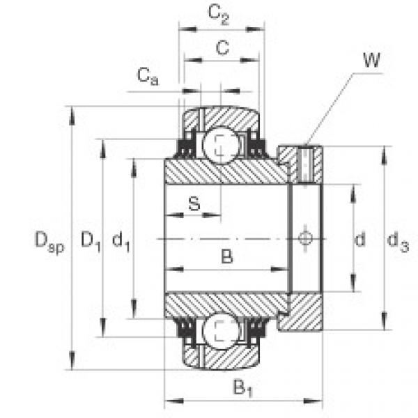 Bearing GE45-KTT-B INA #1 image