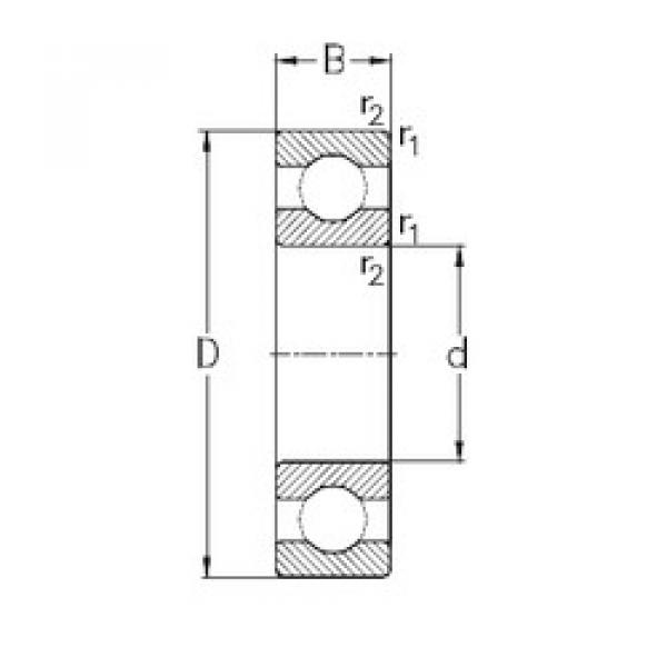 Bearing 61900 NKE #1 image