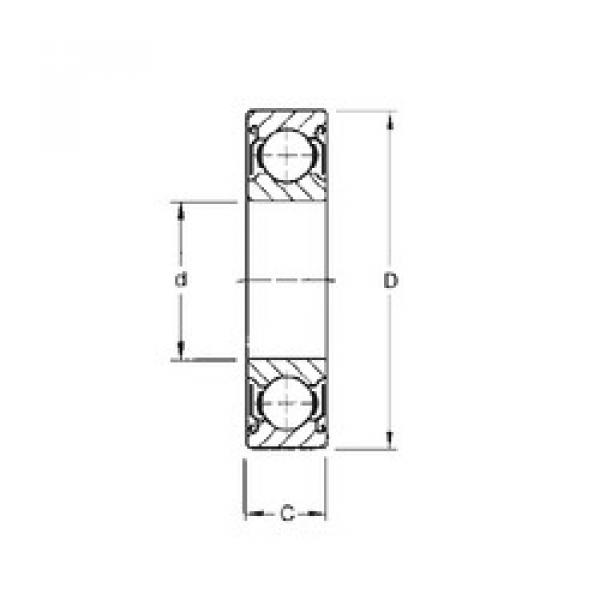 Bearing W6208-ZZ CYSD #1 image