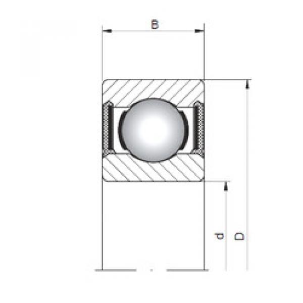 Bearing 634-2RS ISO #1 image