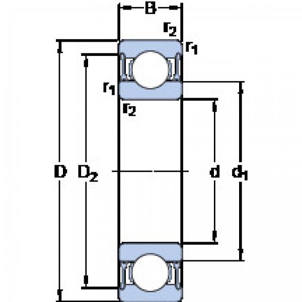 Bearing 61903-2RZ SKF #1 image