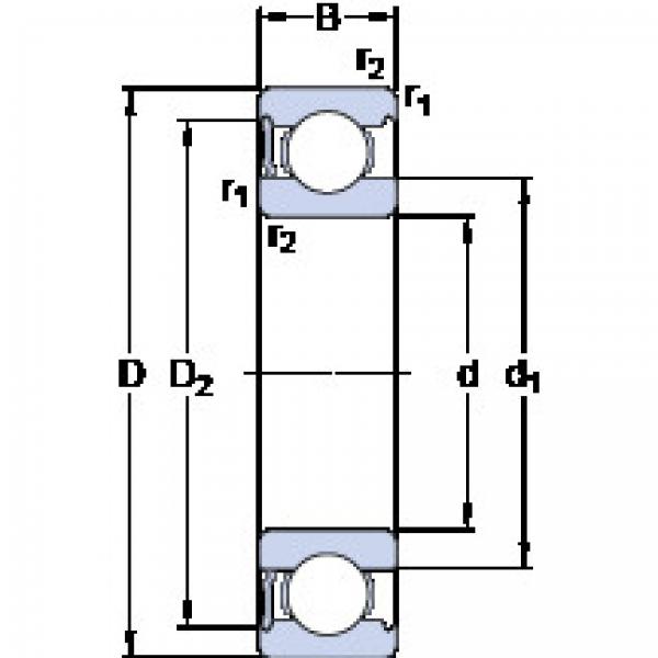 Bearing 635-RS1 SKF #1 image