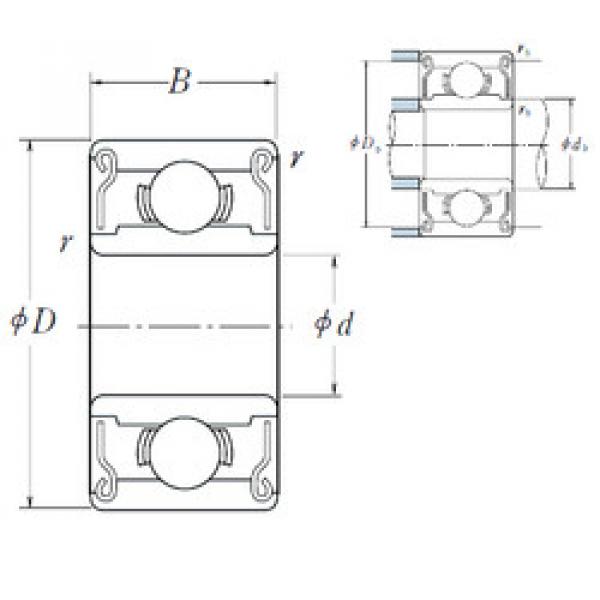 Bearing 633 ZZ NSK #1 image