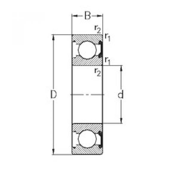 Bearing 61902-2RSR NKE #1 image