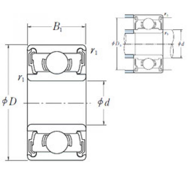 Bearing 636 DD NSK #1 image