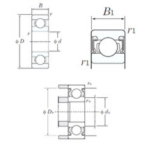 Bearing 636-2RS KOYO #1 image