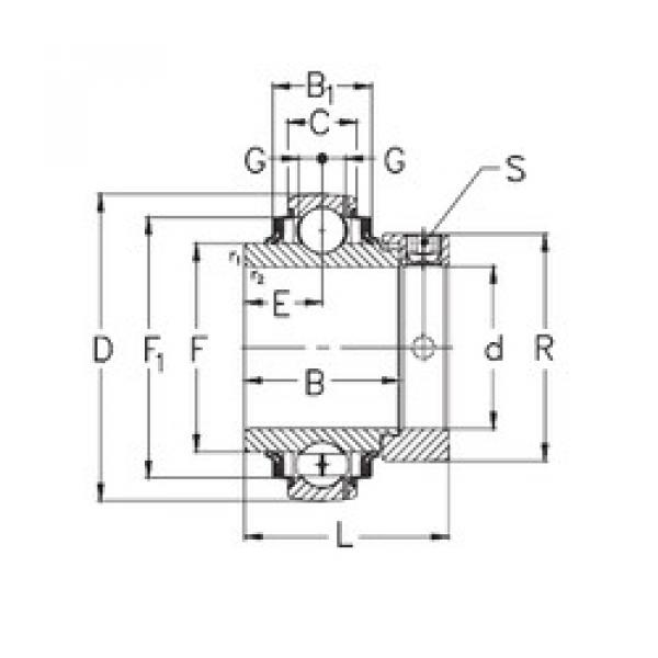 Bearing GE40-KRRB NKE #1 image