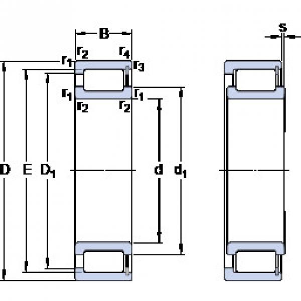 Bearing NCF 2926 CV SKF #1 image