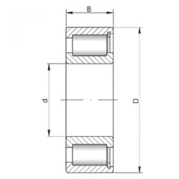 Bearing NCF1840 V ISO #1 image