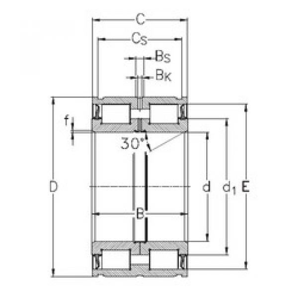 Bearing NNF150-2LS-V NKE #1 image