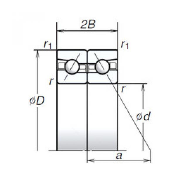 Bearing 70BAR10H NSK #1 image