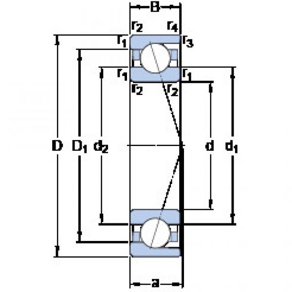 Bearing 7040 ACD/HCP4A SKF #1 image