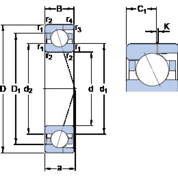 Bearing 707 CD/HCP4AH SKF #1 image