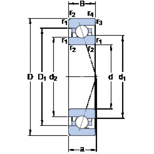 Bearing 706 CE/P4A SKF #1 image