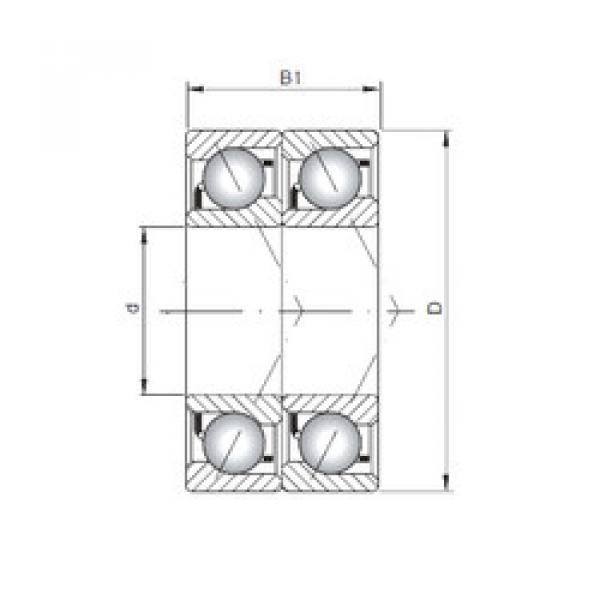 Bearing 7040 ADT ISO #1 image