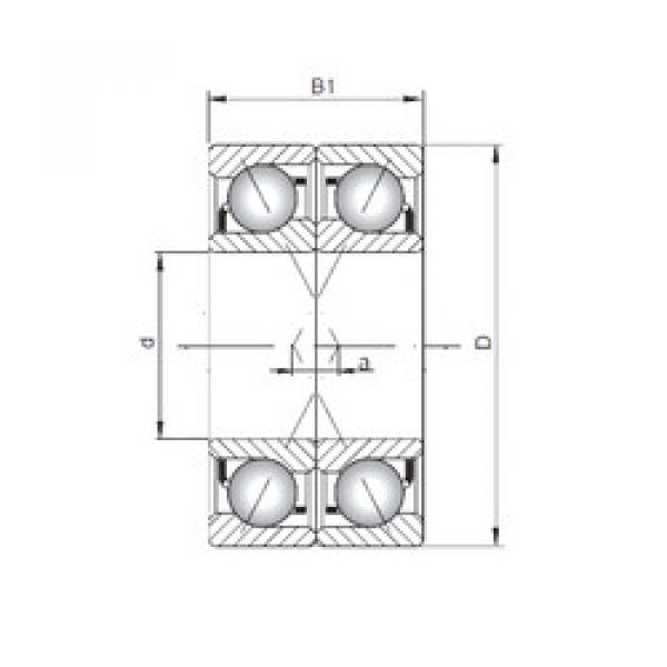 Bearing 7040 BDF ISO #1 image