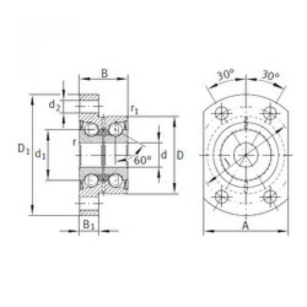 Bearing ZKLFA0640-2RS INA #1 image