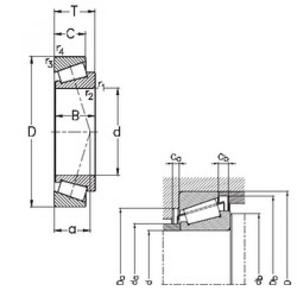 Bearing 33011 NKE #1 image