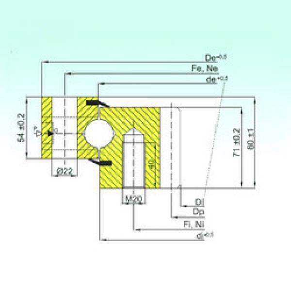 Bearing ZB1.25.1455.200-1SPTN ISB #1 image