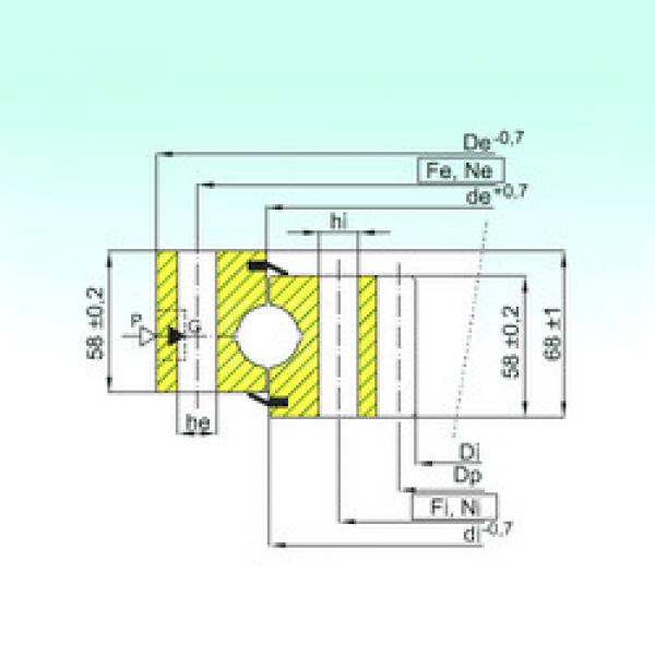 Bearing ZB1.25.1904.400-1SPPN ISB #1 image