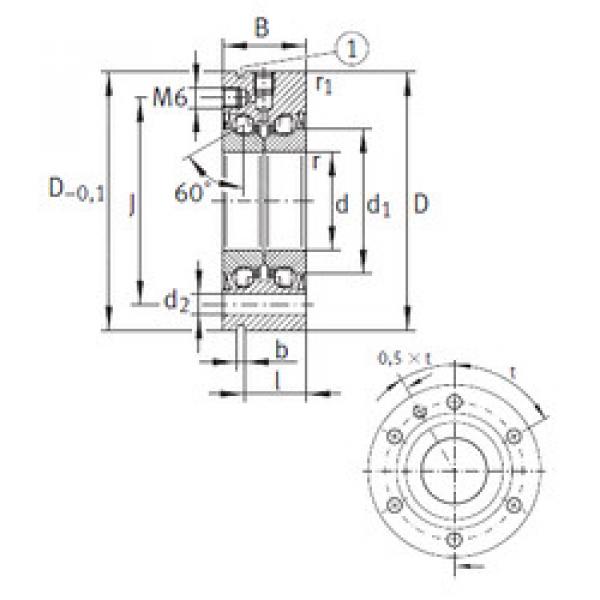 Bearing ZKLF3080-2Z INA #1 image