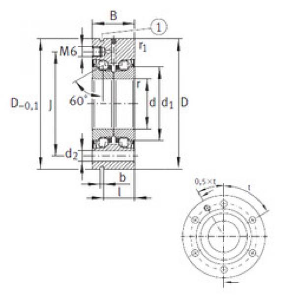 Bearing ZKLF1762-2RS-PE INA #1 image