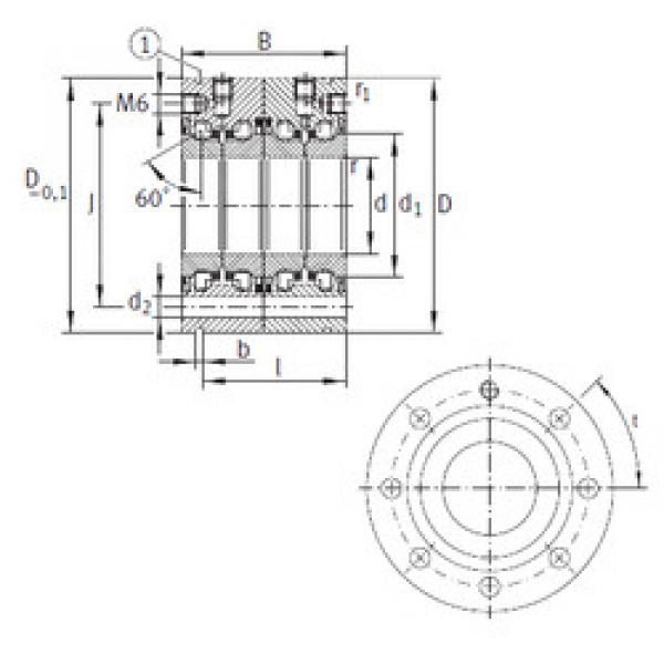 Bearing ZKLF2068-2RS-2AP INA #1 image