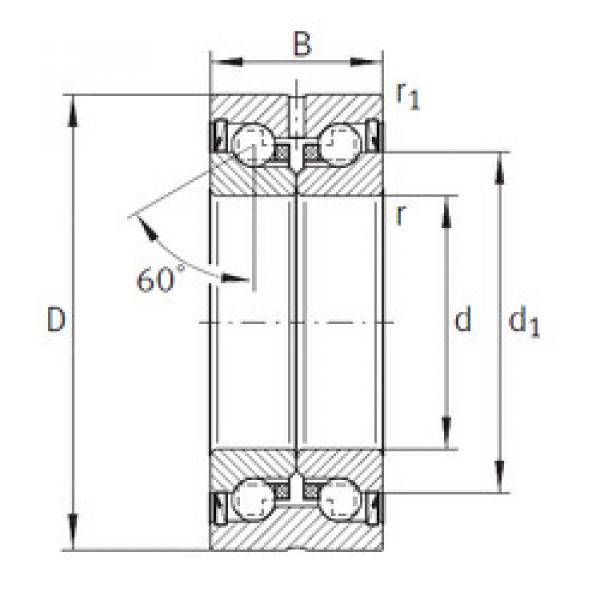 Bearing ZKLN3062-2Z INA #1 image