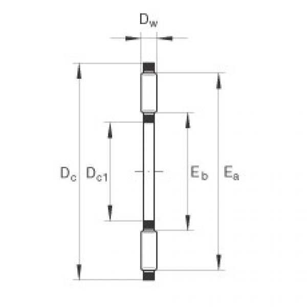 Bearing TC2435 INA #1 image