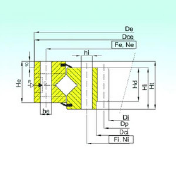 Bearing ZR1.25.0673.400-1SPPN ISB #1 image