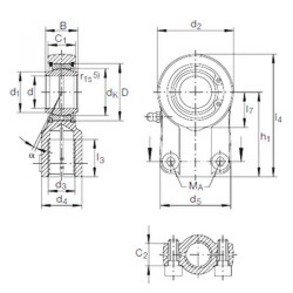 Bearing GIHN-K 12 LO INA #1 image