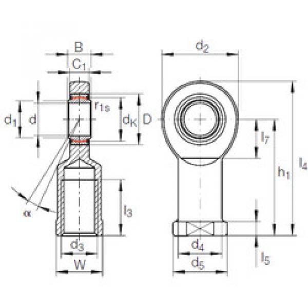 Bearing GIR 70 UK-2RS INA #1 image