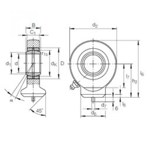 Bearing GK 40 DO INA #1 image