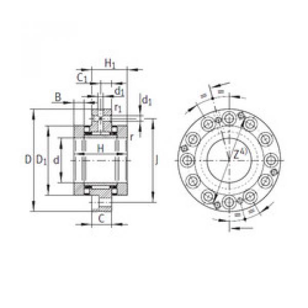 Bearing ZARF2575-TV INA #1 image