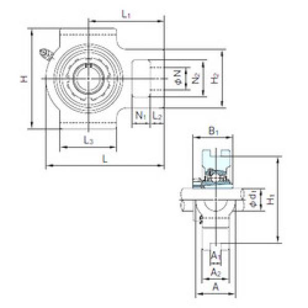 Bearing UKT317+H2317 NACHI #1 image