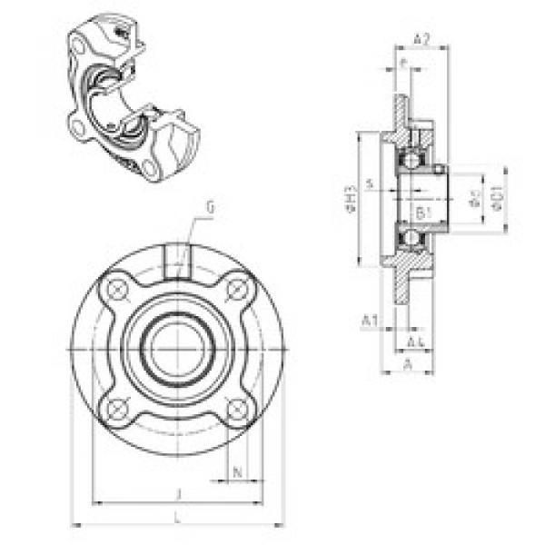 Bearing USFC202 SNR #1 image