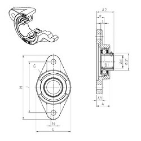 Bearing USFL209 SNR #1 image