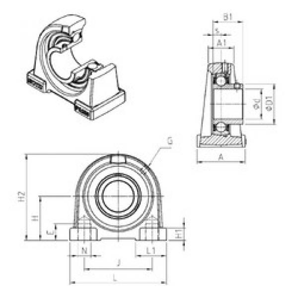 Bearing USPA202 SNR #1 image