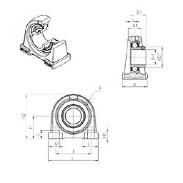 Bearing USPAE201 SNR #1 image