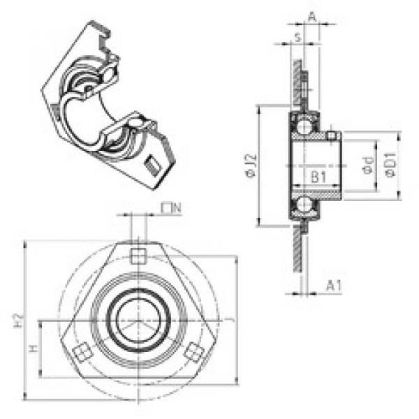 Bearing USPFT206 SNR #1 image