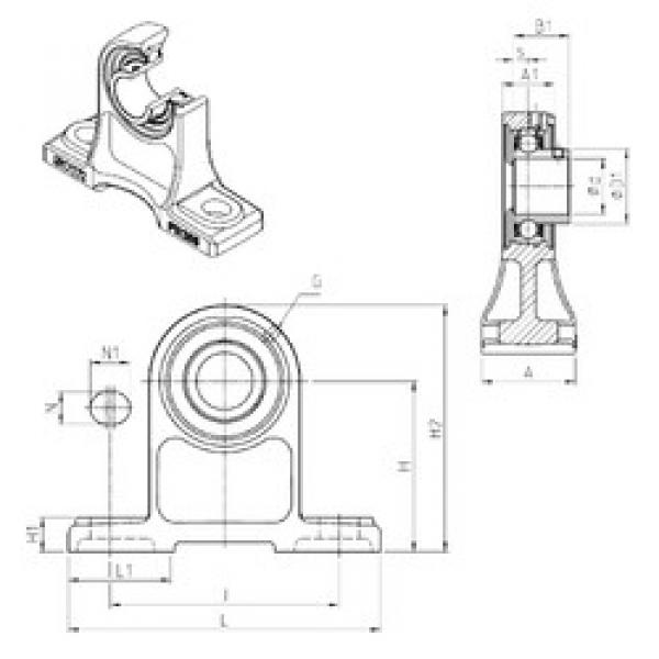 Bearing USPH205 SNR #1 image