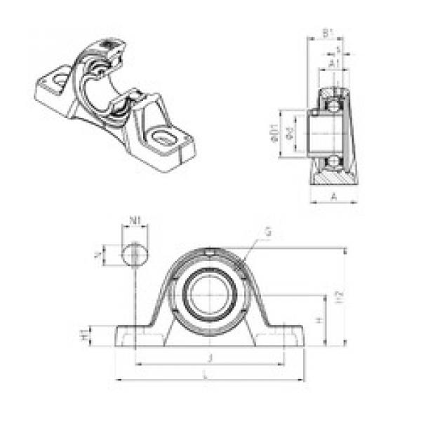 Bearing USPLE201 SNR #1 image