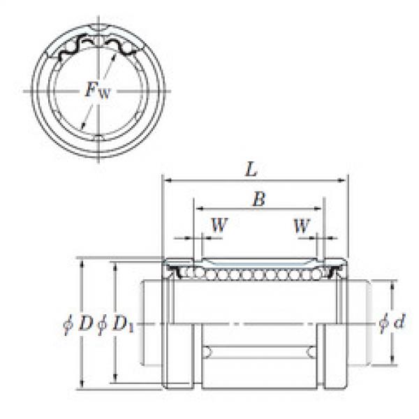 Bearing SDM8 KOYO #1 image